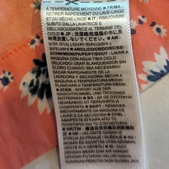 Gap XS Peach Boho Blouse - Picture 12 of 12